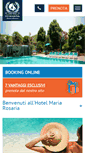 Mobile Screenshot of hotelmariarosaria.it